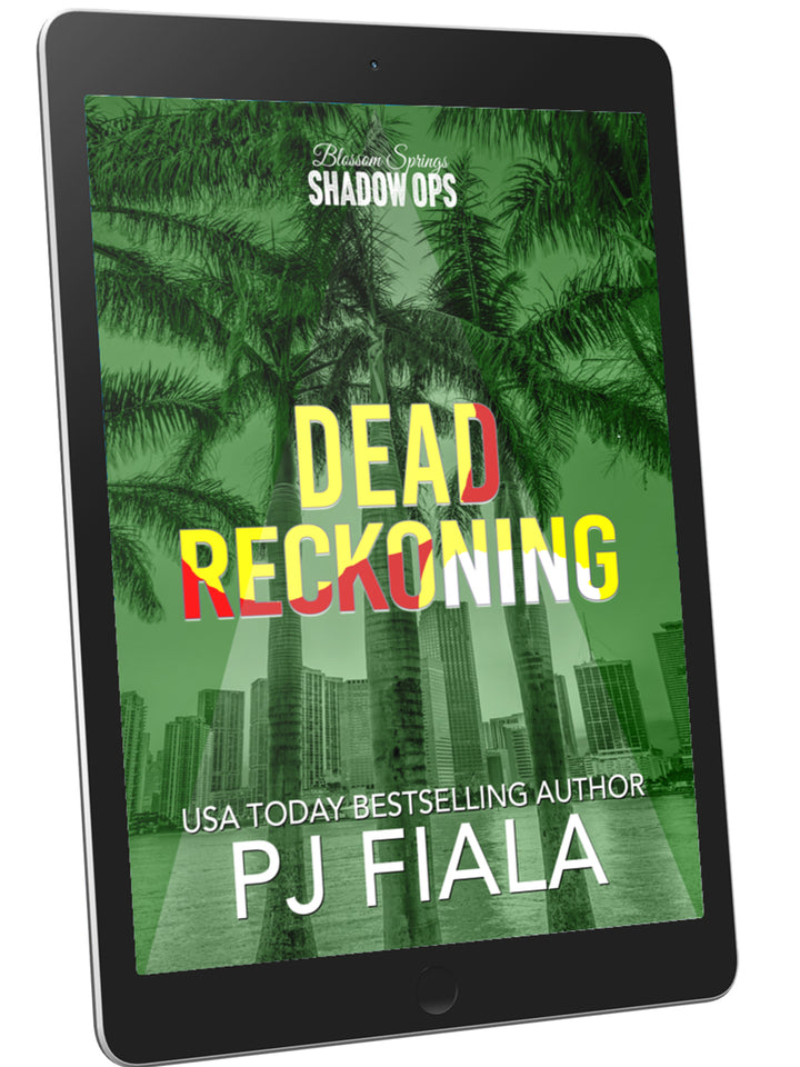 Dead Reckoning ebook by USA Today bestselling author PJ Fiala, a romantic suspense novel featuring a protective hero, strong heroine, deadly secrets, high-stakes danger, and steamy romance.