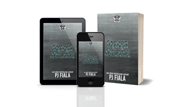 Affichage groupé des formats du livre “Garder Adélaïde” de PJ Fiala : eBook sur tablette, version mobile sur smartphone, et couverture brochée. Roman de suspense romantique avec héros GHOST militaire, disponible en français dans tous les formats. Série GHOST Legacy traduite.

SEO Keywords included:

 PJ Fiala livres traduits, Garder Adélaïde formats multiples, roman militaire français, série GHOST Legacy, suspense romantique en français, eBook et livre broché, romance Glen Hollow Kentucky.
